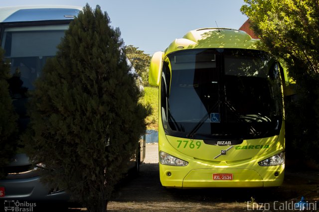 Viação Garcia 7769 na cidade de Bauru, São Paulo, Brasil, por Enzo Caldeirini Saiar. ID da foto: 5117126.