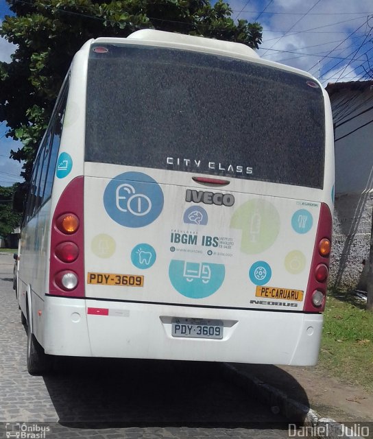 Ônibus Particulares 3609 na cidade de Recife, Pernambuco, Brasil, por Daniel Julio. Número da foto: #5118745.