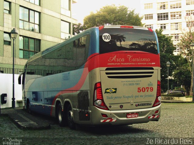 Arca Turismo 5079 na cidade de Petrópolis, Rio de Janeiro, Brasil, por Zé Ricardo Reis. ID da foto: 5120662.