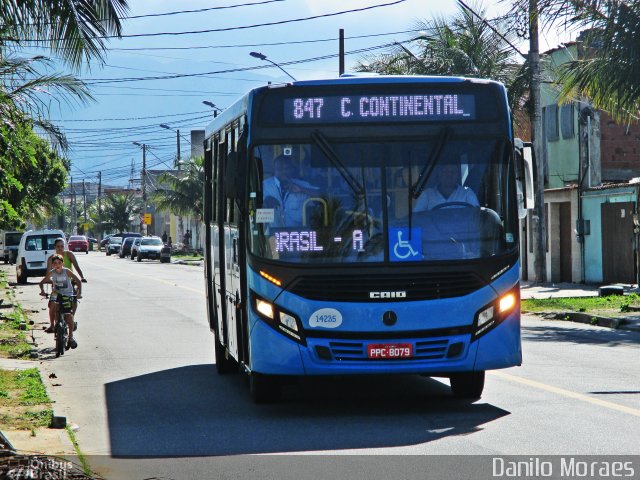 Serramar Transporte Coletivo 14235 na cidade de Serra, Espírito Santo, Brasil, por Danilo Moraes. Número da foto: #5121101.
