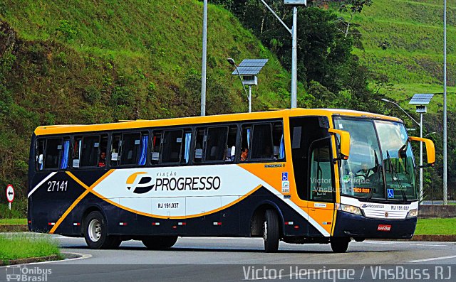 Viação Progresso 27141 na cidade de Petrópolis, Rio de Janeiro, Brasil, por Victor Henrique. Número da foto: #5120177.