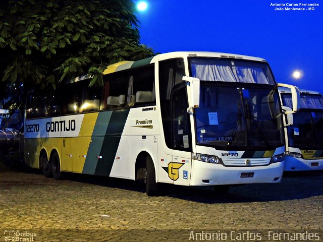 Empresa Gontijo de Transportes 12270 na cidade de João Monlevade, Minas Gerais, Brasil, por Antonio Carlos Fernandes. ID da foto: 5121256.