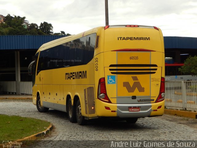 Viação Itapemirim 60535 na cidade de Juiz de Fora, Minas Gerais, Brasil, por André Luiz Gomes de Souza. ID da foto: 5121879.