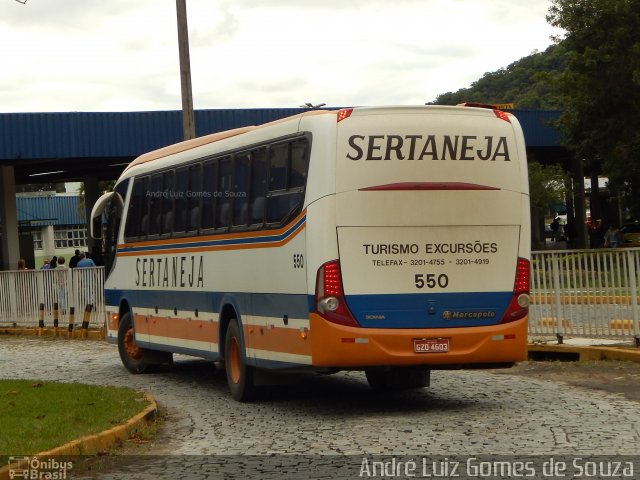 Viação Sertaneja 550 na cidade de Juiz de Fora, Minas Gerais, Brasil, por André Luiz Gomes de Souza. Número da foto: #5121893.