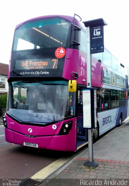 First Bus  na cidade de Bristol, Bristol, Inglaterra, por Ricardo Andrade. Número da foto: #5120846.