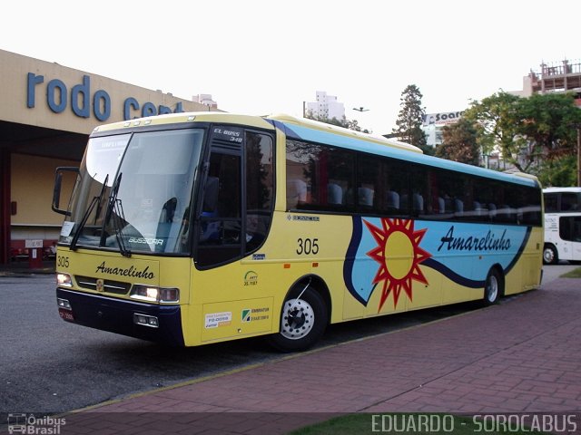 Expresso Amarelinho 305 na cidade de Sorocaba, São Paulo, Brasil, por EDUARDO - SOROCABUS. Número da foto: #5123769.