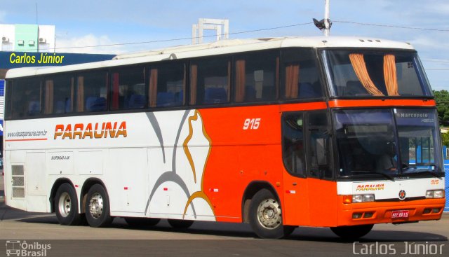 Viação Paraúna 915 na cidade de Goiânia, Goiás, Brasil, por Carlos Júnior. Número da foto: #5123831.