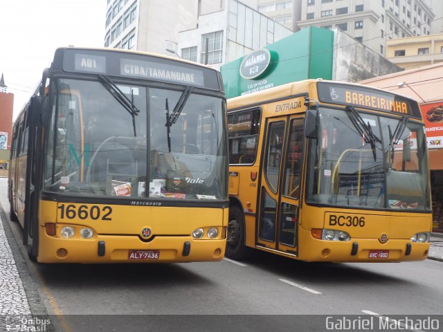 Viação Tamandaré 16602 na cidade de Curitiba, Paraná, Brasil, por Gabriel Machado. Número da foto: #5122630.