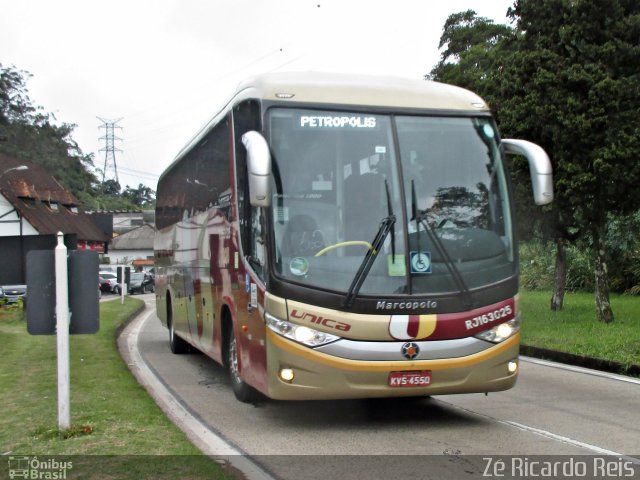 Transportes Única Petrópolis RJ 163.025 na cidade de Petrópolis, Rio de Janeiro, Brasil, por Zé Ricardo Reis. Número da foto: #5122891.