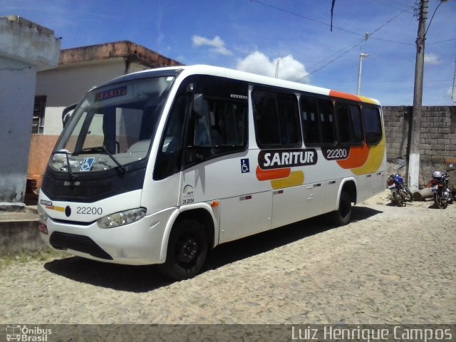 Saritur - Santa Rita Transporte Urbano e Rodoviário 22200 na cidade de Piedade dos Gerais, Minas Gerais, Brasil, por Luiz Henrique Campos. Número da foto: #5124329.