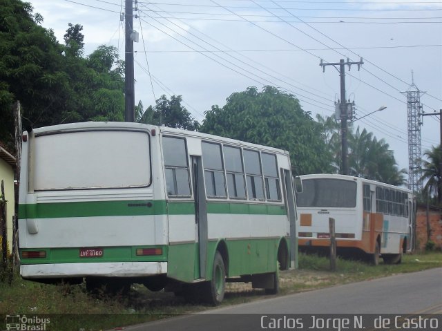 Ônibus Particulares LVF8160 na cidade de Maracanã, Pará, Brasil, por Carlos Jorge N.  de Castro. ID da foto: 5122409.