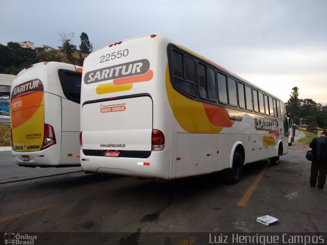 Saritur - Santa Rita Transporte Urbano e Rodoviário 22550 na cidade de Belo Horizonte, Minas Gerais, Brasil, por Luiz Henrique Campos. ID da foto: 5124351.