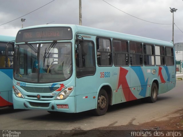 Rota Sol > Vega Transporte Urbano 35820 na cidade de Fortaleza, Ceará, Brasil, por Francisco Moisés  Silva dos Anjos. ID da foto: 5124724.