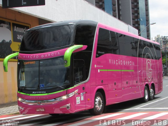 Viação Garcia 7229 na cidade de Sorocaba, São Paulo, Brasil, por Flavio Alberto Fernandes. ID da foto: 5125735.