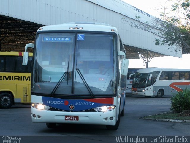 Viação Riodoce 90903 na cidade de Vitória, Espírito Santo, Brasil, por Wellington  da Silva Felix. ID da foto: 5126740.