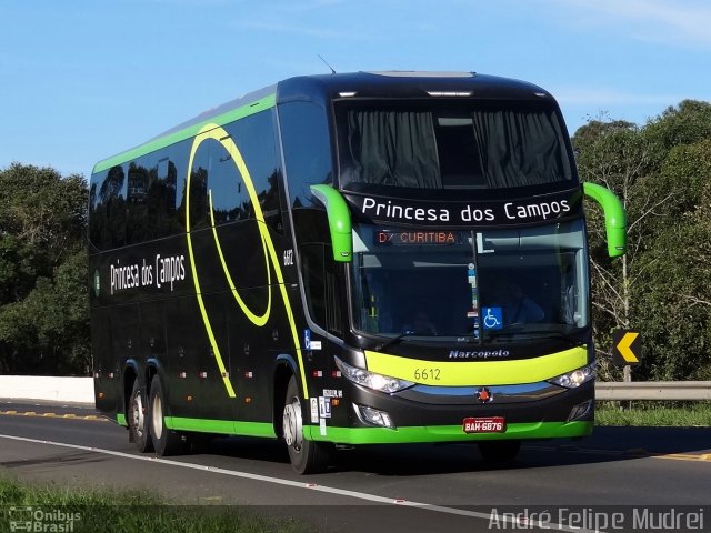 Expresso Princesa dos Campos 6612 na cidade de Irati, Paraná, Brasil, por André Felipe Mudrei. Número da foto: #5124382.