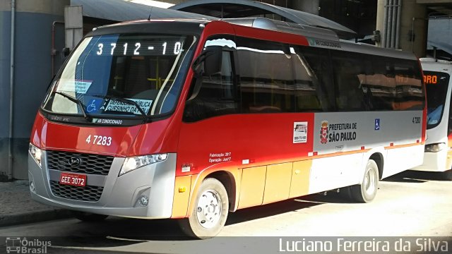 Pêssego Transportes 4 7283 na cidade de São Paulo, São Paulo, Brasil, por Luciano Ferreira da Silva. Número da foto: #5128374.