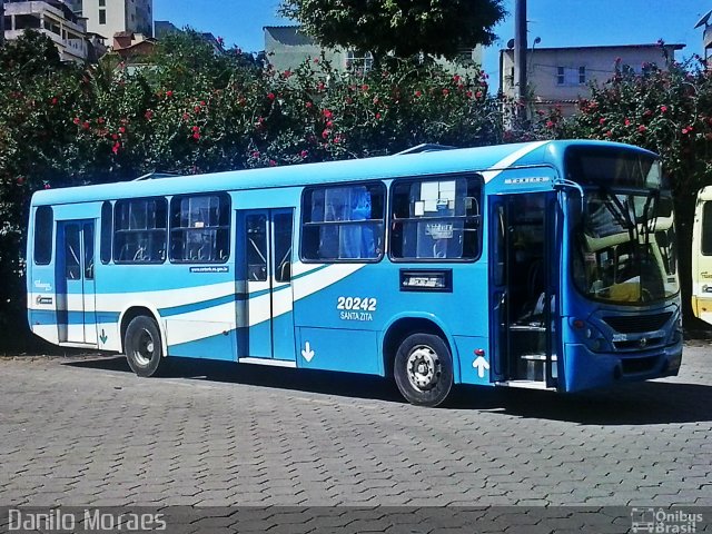 Santa Zita Transportes Coletivos 20242 na cidade de Cariacica, Espírito Santo, Brasil, por Danilo Moraes. Número da foto: #5127828.