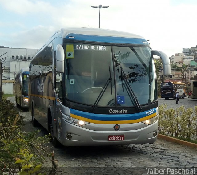 Viação Cometa 10221 na cidade de Juiz de Fora, Minas Gerais, Brasil, por Valber Paschoal. ID da foto: 5128039.