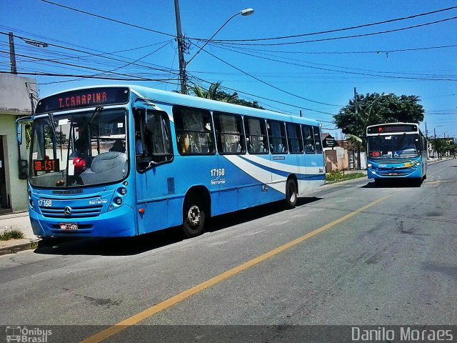 Serramar Transporte Coletivo 17168 na cidade de Serra, Espírito Santo, Brasil, por Danilo Moraes. Número da foto: #5127871.