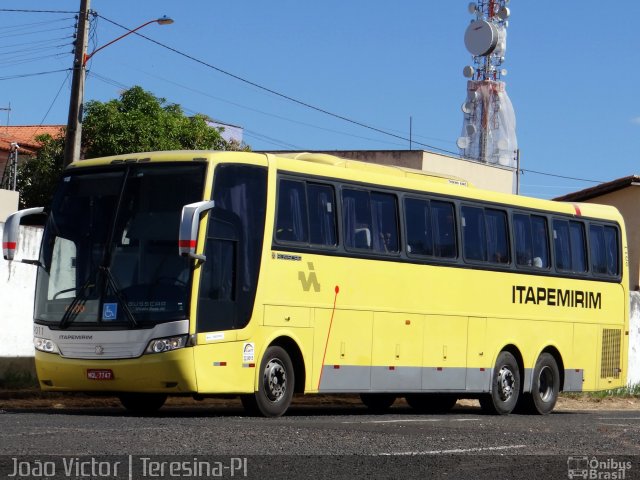 Viação Itapemirim 9011 na cidade de Teresina, Piauí, Brasil, por João Victor. ID da foto: 5130079.