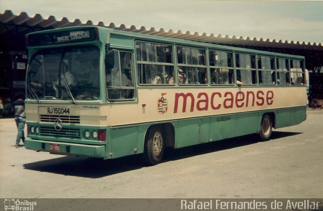 Rápido Macaense RJ 150.044 na cidade de Macaé, Rio de Janeiro, Brasil, por Rafael Fernandes de Avellar. ID da foto: 5130511.