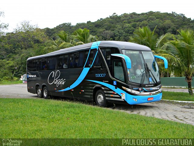 Empresa de Ônibus Nossa Senhora da Penha 53007 na cidade de Guaratuba, Paraná, Brasil, por Paulobuss  Guaratuba. Número da foto: #5129997.