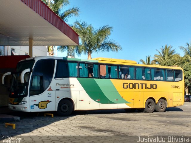Empresa Gontijo de Transportes 14145 na cidade de Vitória da Conquista, Bahia, Brasil, por Josivaldo Oliveira. Número da foto: #5129203.