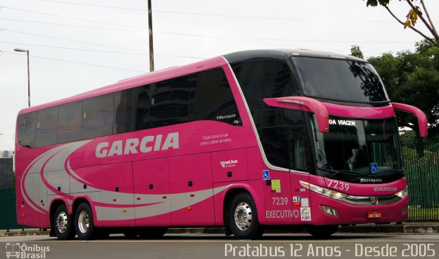 Viação Garcia 7239 na cidade de São Paulo, São Paulo, Brasil, por Cristiano Soares da Silva. Número da foto: #5129335.