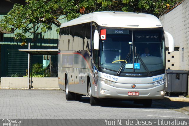 Viação Nasser 226115 na cidade de Santos, São Paulo, Brasil, por Yuri N.  de Jesus. ID da foto: 5132722.