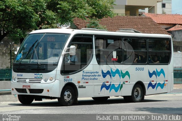 Sigma Transportes Coletivos 5008 na cidade de Piracicaba, São Paulo, Brasil, por ISAAC MATOS PREIZNER. Número da foto: #5130964.