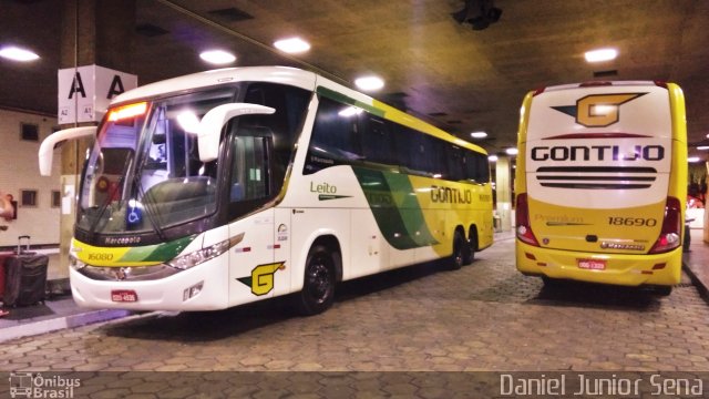 Empresa Gontijo de Transportes 16080 na cidade de Belo Horizonte, Minas Gerais, Brasil, por Daniel Junior Sena. Número da foto: #5130873.