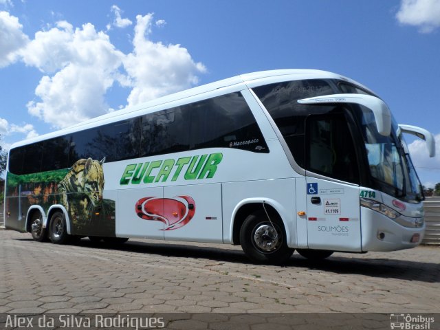 Eucatur - Empresa União Cascavel de Transportes e Turismo 4714 na cidade de Porto Velho, Rondônia, Brasil, por Alex da Silva Rodrigues. ID da foto: 5131055.