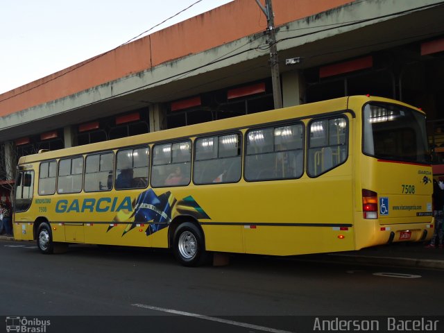 Viação Garcia 7508 na cidade de Londrina, Paraná, Brasil, por Anderson  Bacelar. ID da foto: 5131690.