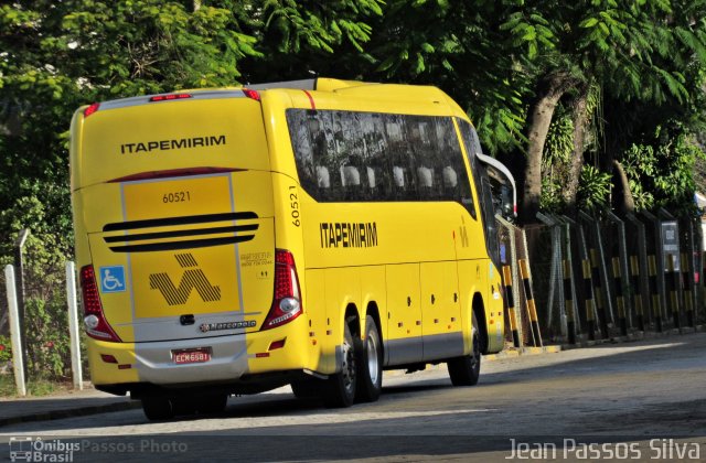 Viação Itapemirim 60521 na cidade de São José dos Campos, São Paulo, Brasil, por Jean Passos Silva. ID da foto: 5131046.