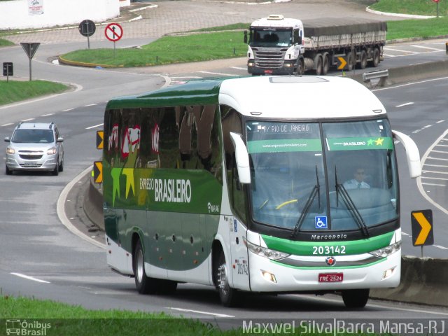 Expresso Brasileiro 203142 na cidade de Barra Mansa, Rio de Janeiro, Brasil, por Maxwel Silva. ID da foto: 5134351.