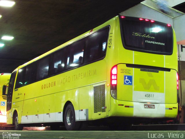 Viação Itapemirim 45811 na cidade de Belo Horizonte, Minas Gerais, Brasil, por Lucas Vieira. Número da foto: #5134100.