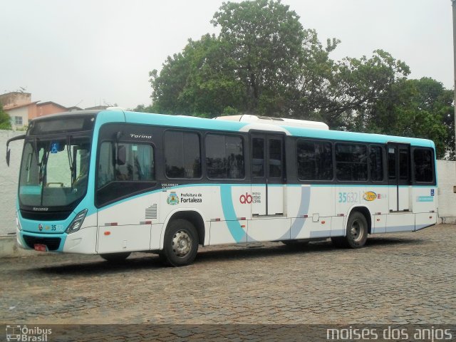 Rota Sol > Vega Transporte Urbano 35632 na cidade de Fortaleza, Ceará, Brasil, por Francisco Moisés  Silva dos Anjos. ID da foto: 5134242.