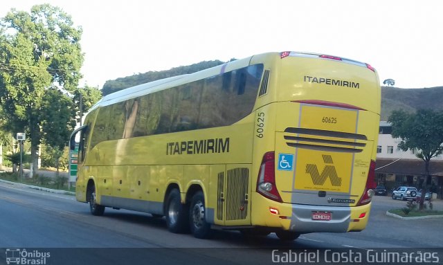 Viação Itapemirim 60625 na cidade de São Domingos do Prata, Minas Gerais, Brasil, por Gabriel Costa Guimarães. ID da foto: 5135622.