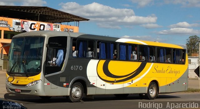 Viação Santa Edwiges 6170 na cidade de Conselheiro Lafaiete, Minas Gerais, Brasil, por Rodrigo  Aparecido. ID da foto: 5134758.