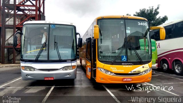 Novo Millenium Turismo 3400 na cidade de Vitória, Espírito Santo, Brasil, por Whitiney Siqueira. Número da foto: #5134452.