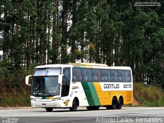 Empresa Gontijo de Transportes 12275 na cidade de Bom Jesus do Amparo, Minas Gerais, Brasil, por Antonio Carlos Fernandes. Número da foto: #5133627.