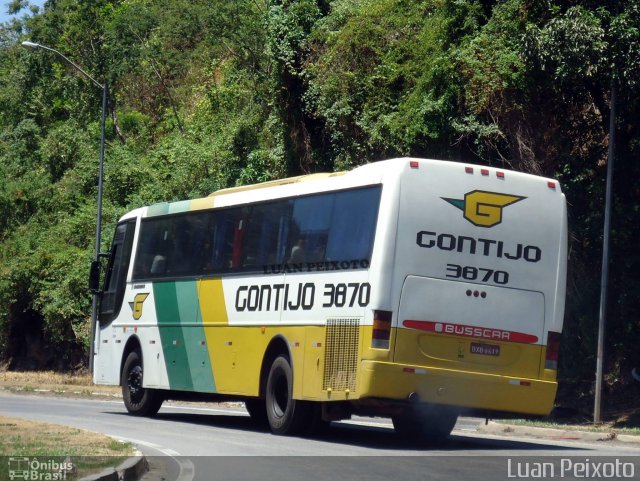 Empresa Gontijo de Transportes 3870 na cidade de Viana, Espírito Santo, Brasil, por Luan Peixoto. ID da foto: 5095355.