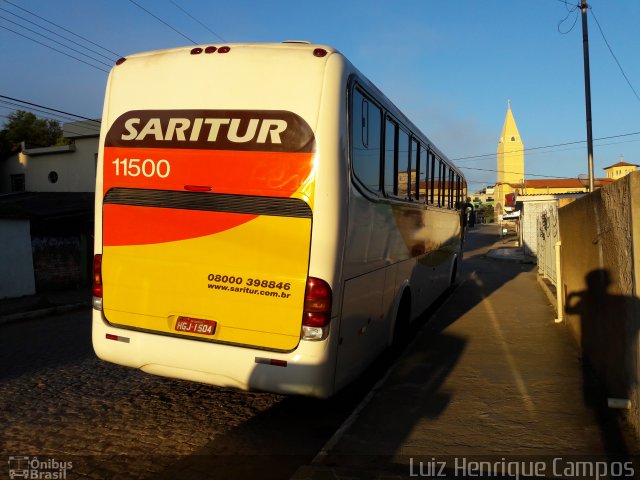 Saritur - Santa Rita Transporte Urbano e Rodoviário 11500 na cidade de Piedade dos Gerais, Minas Gerais, Brasil, por Luiz Henrique Campos. Número da foto: #5096557.