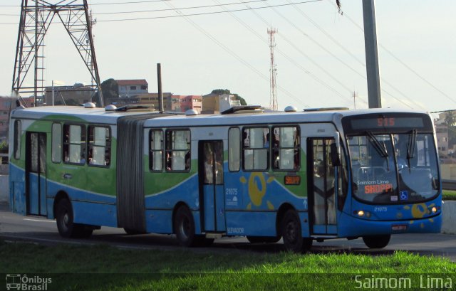 Santa Zita Transportes Coletivos 21075 na cidade de Vitória, Espírito Santo, Brasil, por Saimom  Lima. ID da foto: 5096147.