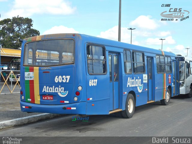 Viação Atalaia Transportes 6037 na cidade de Aracaju, Sergipe, Brasil, por David  Souza. ID da foto: 5138246.