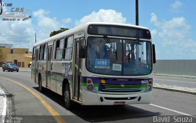 Viação Modelo 9612 na cidade de Aracaju, Sergipe, Brasil, por David  Souza. Número da foto: #5138237.