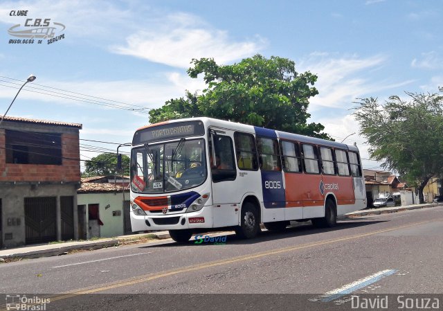 Capital Transportes 8005 na cidade de Aracaju, Sergipe, Brasil, por David  Souza. ID da foto: 5138242.