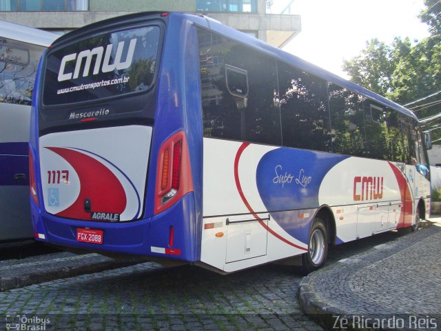 CMW Transportes 1117 na cidade de Petrópolis, Rio de Janeiro, Brasil, por Zé Ricardo Reis. ID da foto: 5137272.