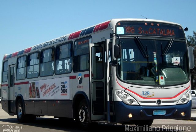 CUTCSA - Companhia Uruguaia de Transporte Coletivo 328 na cidade de , por Maximiliano Priggione  Maximilianopriggione. Número da foto: #5138538.
